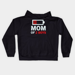 MOM OF 2 BOYS from Son Mothers Day Birthday Women Kids Hoodie